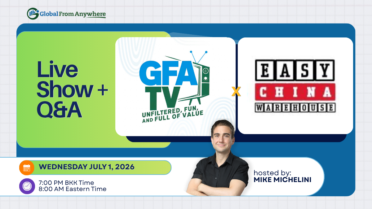 GFA TV Live Show + Easy China Warehouse